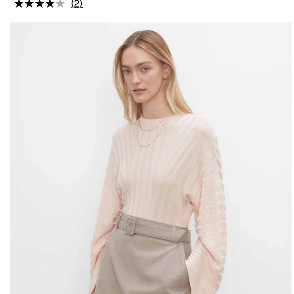 Club Monaco Plaited Dolman Sleeve Sweater